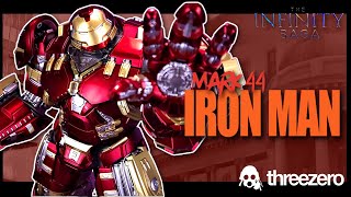 Threezero Marvel Infinity Saga Iron Man Mark 44 Hulkbuster DLX Figure TheReviewSpot [upl. by Nahseez]