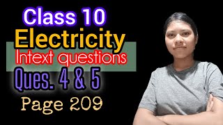 Electricity ⚡ Class 10  Intext questions by Pratiksha Bailung  Page 209 [upl. by Jamal]