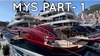 THE MONACO YACHT SHOW 2023 FULL WALK VIDEO IN 4KHD archiesvlogmc [upl. by Devitt]