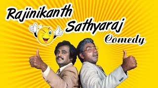 Rajinikanth And Sathyaraj Comedy  Mr Bharath Tamil Full Movie Comedy Scenes  Goundamani  Ambika [upl. by Forsyth]