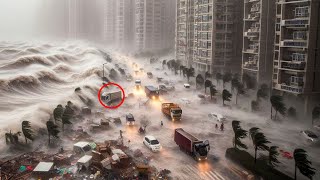 One in a Billion Moments in Nature Caught on Camera  Biggest Tsunami In The World [upl. by Risan]