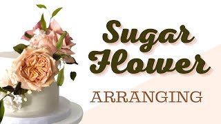 How to Add Flowers to Cake  Flower Arranging with Finespun Cakes [upl. by Ferdinand]