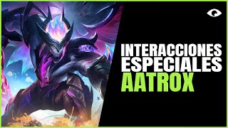 Aatrox Primordiano Interacciones Especiales [upl. by Kakalina643]