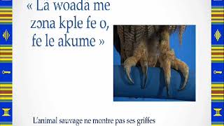 Proverbes éwé  Eʋe lododowo Partie 2 [upl. by Anatak370]