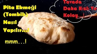 Pita Ekmeği Tarifi  Pita Ekmeği Tombik Nasıl Yapılır [upl. by Nnauol]