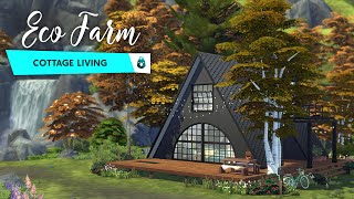 Modern Eco Farm 🌱 Cottage Living  Stop Motion build  The Sims 4  NO CC [upl. by Psyche]