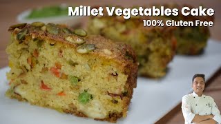 Foxtail Millet Recipes  Savory Vegetables Millet Cake  Millet Cake kaise banate hain [upl. by Eelahs]