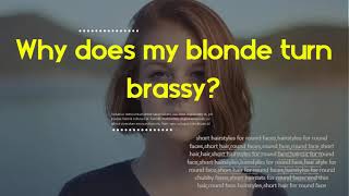 Why does my blonde turn brassy What color toner should I use for brassy hair [upl. by Ohploda]