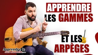 Comment apprendre les GAMMES et les ARPÈGES à la guitare [upl. by Druci]