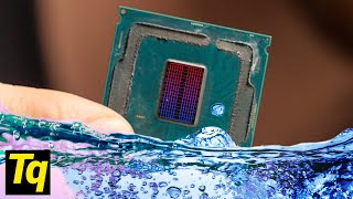 Water Cooling INSIDE A CPU [upl. by Odama]