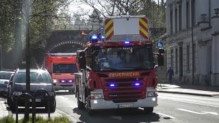 Scania LeihDrehleiter KdoW  Löschzug der Feuerwehr Eschweiler [upl. by Yehudi]