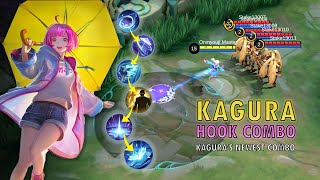 Kagura Newest Combo The Hook Flicker Combo  Mobile Legends [upl. by Rawden]