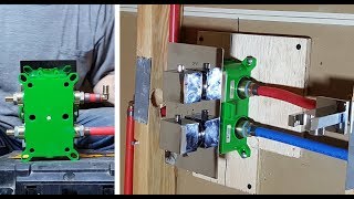 How to install Shower valve to PEX pipe Кран в душе на PEX трубах [upl. by Inalial]