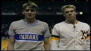 1990 Owatonna Indians vs Mounds View Mustangs 1AA State Basketball Quarterfinals [upl. by Nathanil385]