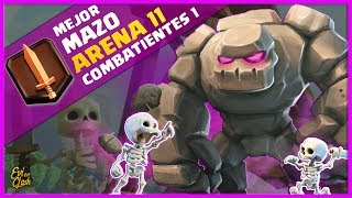 MAZO PARA SUBIR A 4000 COPAS COMBATIENTES 1  GOLEM Y CEMENTERIO  CLASH ROYALE ESPAÑOL [upl. by Ynottirb]