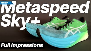 Asics Metaspeed Sky  Full impressions and analysis [upl. by Enal239]