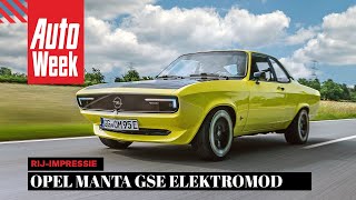 Opel Manta GSe Elektromod  AutoWeek Review  English subtitles [upl. by Parthen]