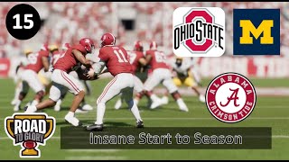 Michigan amp Ohio State to Start the Season l Road to Glory  Improviser QB l Episode 15 [upl. by Ulberto]