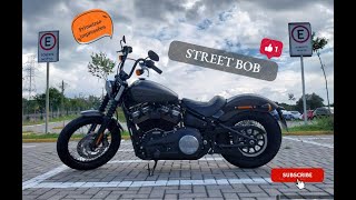 Softail Street Bob primeiras impressões [upl. by Asserak]