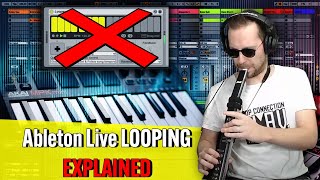 How to Live Looping in Ableton Live using Session View without Looper plugin [upl. by Asilanom435]