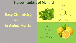 Stereochemistry of Menthol [upl. by Nomzzaj]