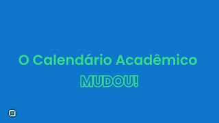 Tutorial Calendário acadêmico [upl. by Yasnyl]