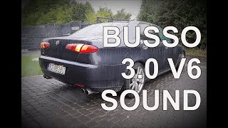 Alfa Romeo 166 BUSSO 30 V6 Sound [upl. by Arawaj5]