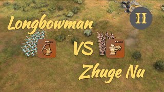 Longbowman vs Zhuge Nu in Feudal [upl. by Getraer]