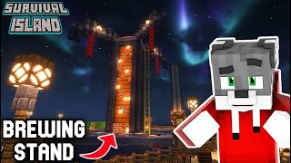 Finishing our Functioning BREWING STAND Minecraft Survival Island Ep198 [upl. by Aisena]