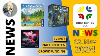 Brettspiel News der Brettspielbox  22 November 2024 [upl. by Goulet]