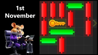 1st November Hamster Kombat Puzzle Game Today [upl. by Auhsohey]