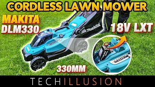 🔥SERIOUSLY🤨🥱 THE SMALLEST MAKITA 18V lawn mower DLM330 XML12 in extreme test😱 DLM330rm [upl. by Liauqram225]