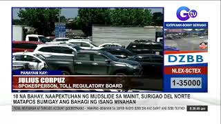 Planong barrierless toll booths sa mga expressway dumadaan sa masusing pagaaral — TRB [upl. by Sheilah504]