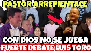 SORPRENDENTE PALABRAS DE ESTE PASTOR EN DEBATE CON EL SACERDOTE LUIS TORO [upl. by Dodd]