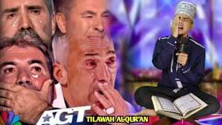 reciting the Quran It is very melodious to touch the hearts of the jury  American Got Talent agt [upl. by Ajnat]