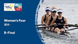 2023 World Rowing Championships  Womens Four BFinal  Olympic Qualification [upl. by Garlinda]