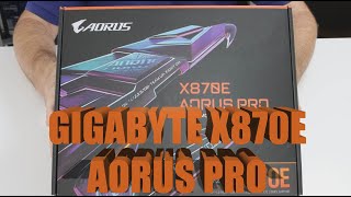 Gigabyte X870E Aorus Pro unboxing [upl. by Airdnahc192]