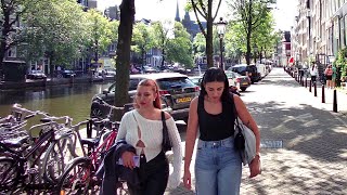 Amsterdam bicycle trip Singel summer 2024 [upl. by Kenelm754]