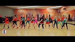 ROCKIN AROUND THE CHRISTMAS TREE  REMIX  ZUMBA DANCE WORKOUT  NESS FIT DANCE [upl. by Yahsram]