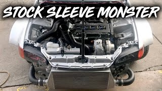 Clean Stock Sleeve B18 Turbo Monster Hits The Dyno [upl. by Brigit]