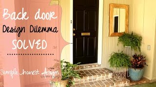 How to design a back door entrance  SimpleHonestDesign [upl. by Artinad]