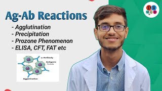 Antigen Antibody Reaction  Agglutination  Precipitation  ELISA  Microbiology bangla lecture [upl. by Nanyt]