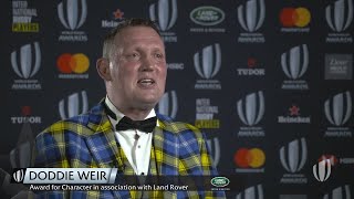 Doddie Weir reacts to winning Award for Character [upl. by Cheryl]