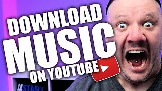 How To Download Music From YouTube for FREE [upl. by Eirod]