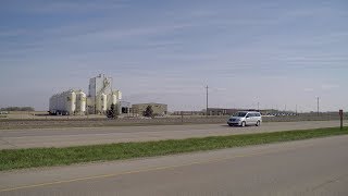 Lethbridge Alberta to Coaldale Town Driving Tour of Highway in Canada Countryside [upl. by Joanne]