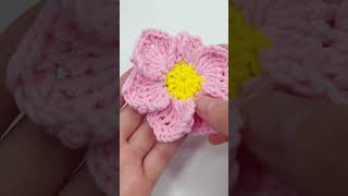 🌷🌷🌷Crochet 6 Petals Flower [upl. by Tyra]