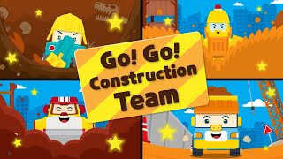 Special Heavy Equipment Car│POLI 10 Minute Songs│Construction Team│Robocar POLI  Nursery Rhymes [upl. by Arretnahs]