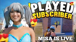 🔴 BGMI 🔴 💥 Fun Gameplay 💥 Girl Gameplay 🌸 misaislive 💖 [upl. by Aggappera]