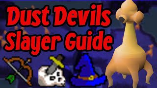 OSRS  Dust Devils  Ice Burst  Range  Slayer Guide  Catacombs of Kourend [upl. by Aber]