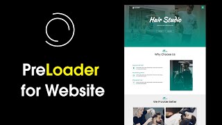 How To Make Website Preloader Using HTML CSS JS  Page Loading Website Loading Animation [upl. by Ringsmuth]